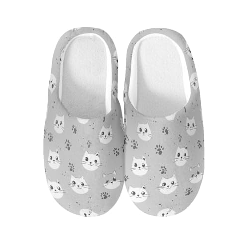 Chaussons en coton pour chat cadeau idéal pour homme et femme en taille XXL
