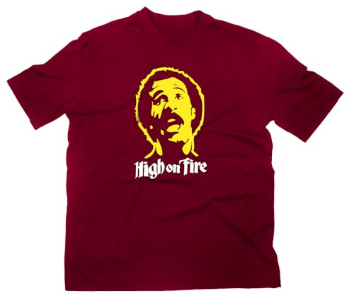 Photo de Richard Pryor High on Fire Fan T-shirt rétro années 70 et 80, marron, S