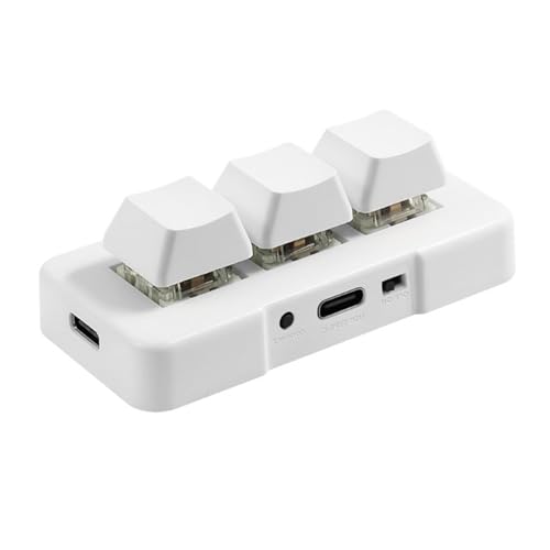 Mini clavier personnalisable mécanique Bluetooth 2.4G USB pour jeu et multimédia - 2