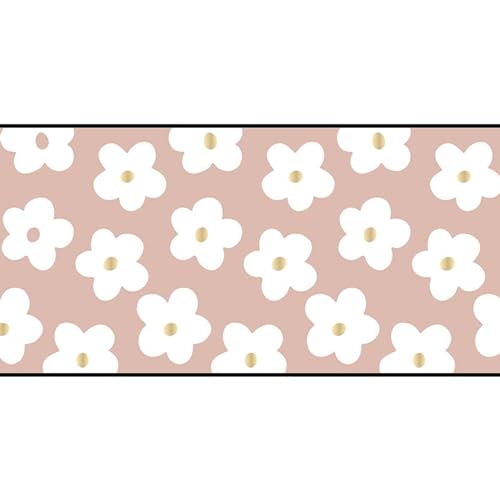 Santa Barbara Design Studio Paper Dining Table Runner for Party Table Runner Disposable Paper Table-Cover Roll, 25' x 18", White Flowers