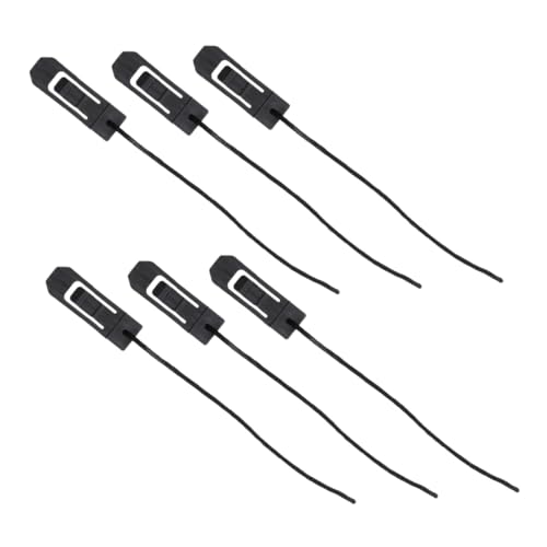 BESTonZON Surfbrett Finnenclips 6 Stück Kunststoff Schnellverschluss Paddleboard Finnenhalter Mit Abnehmbarem Druckknopf Für Sup Und Longboard Einsatz Outdoor