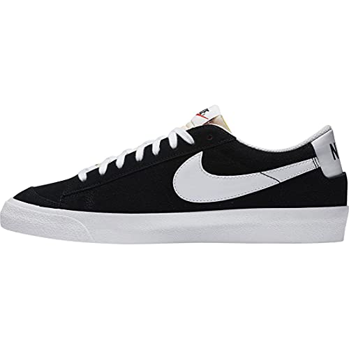 Nike Blazer Low'77 Chaussures en daim pour homme Noir/blanc-blanc Pointure 40