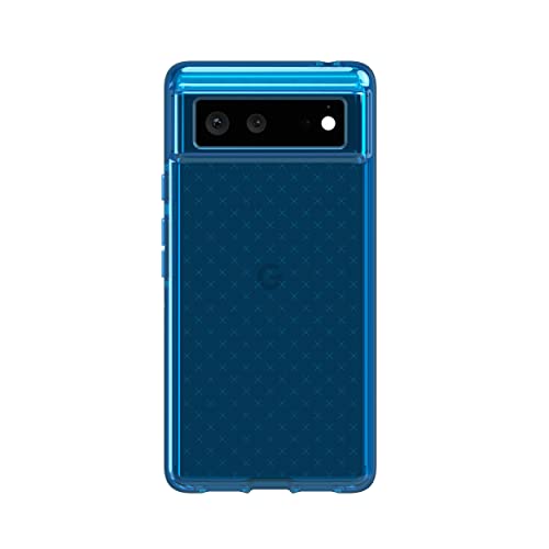 Coque Google Pixel 6 tech21 Evo Check : Protection anti-choc 4,9m bleu