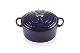 Le Creuset Emaillierter Gusseisen-Dutch Oven, rund, 3,5 l, Indigo