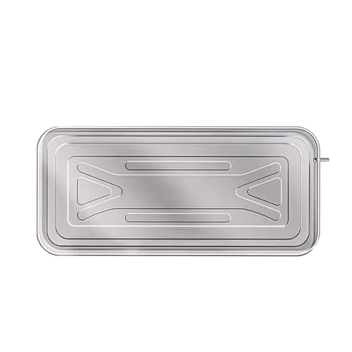 Bandeja de goteo para aire acondicionado y escurridor de acero inoxidable con soporte antióxido