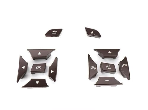 Bouton volant voiture marron pour commande menu Mercedes W204 W212