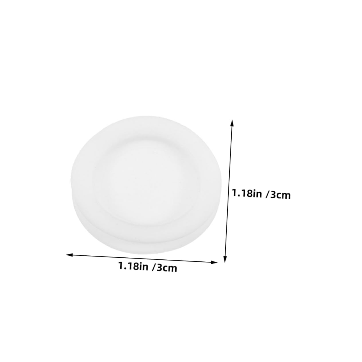 Hohopeti Coin Bank Hole Sealing Plug 10 Pack Money Saving Box White Plug Holes Easy Install