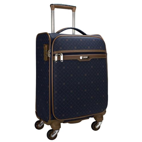 Mala de Bordo Munique Cobalto Rodas com Giro 360º