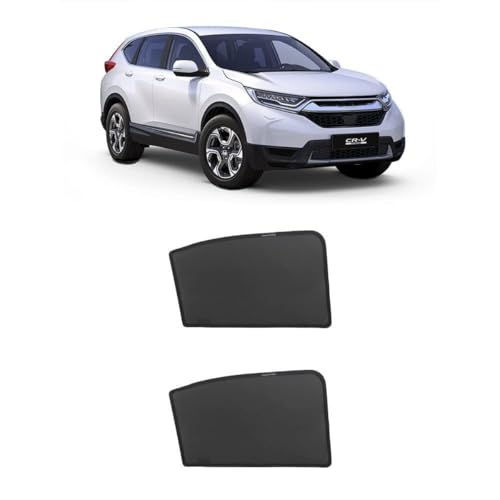 TUNEZ® Sombrillas Para Ventanas Laterales Personalizadas, Parasol Magnético Para Puerta Trasera De Coche (Compatible Con Honda CR-V CRV, Año 2017-2021)