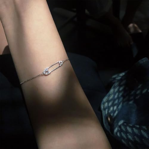 Safety Pin Bracelet Gold Safety Pin Bracelet Safety Pin Bracelet Mental Health Link Bracelet Gold bracelets for Women Gifts for Christmas Stocking Stuffers2