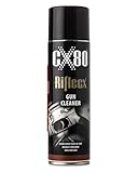 RifleCX - Waffenreinigung Spray - Waffenreiniger - Schnelle, gründliche Waffenreinigung ohne Bürste - Entfernt Schmutz, Schmauch, Blei-, Kupfer-, Nickelablagerungen, Öl und Fett - Gun Cleaner 500 ml