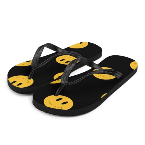 Smile Face Slippers Flip-Flops for Women Men2