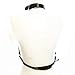 Women's Leather Body Chain Harness Bra Hollow Out Goth Tops Cage Strap with Metal Chain Tassel Festival Rave Costume