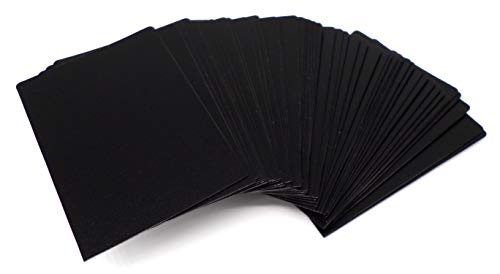 docsmagic.de 50 Trading Card Deck Divider Black - Intercalaires Noir - 68 x 97 mm