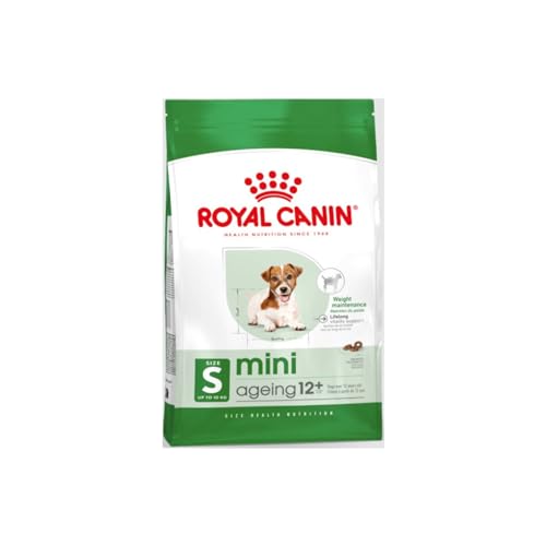 Royal Canin Mini Ageing 12 + | 800 g | Aliment complet pour petits chiens jusqu&rsquo;à 10 kg | Dans la 2e moitié de la vie – À partir de 12 ans | Peut soutenir la santé rénale
