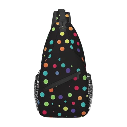 Bolso Pequeño Cruzado para Senderismo Unisex Negro miniatura 2