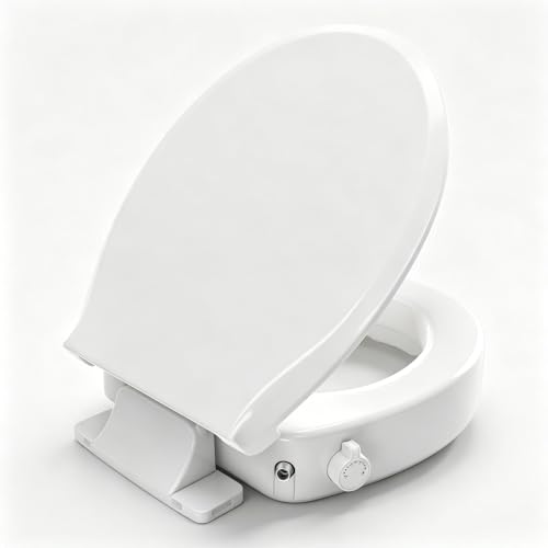 Huttdmel Round Raised Bidet Seat