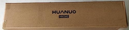 HUANUO Ramię monitora z tacą na laptopa, w pełni regulowane dla 13-27-calowego ekranu LED LCD i do 15,6-calowego notebooka, 2 opcje montażu