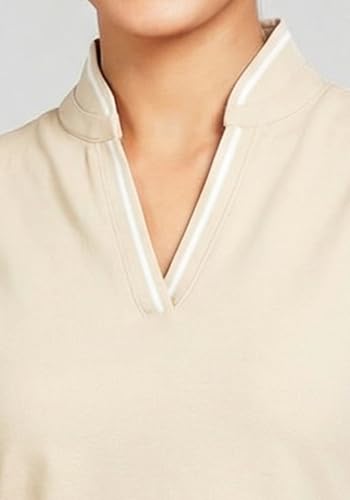 Image of Wear Your Opinion Mandarin Collar Sleeveless T Shirt for Women Top