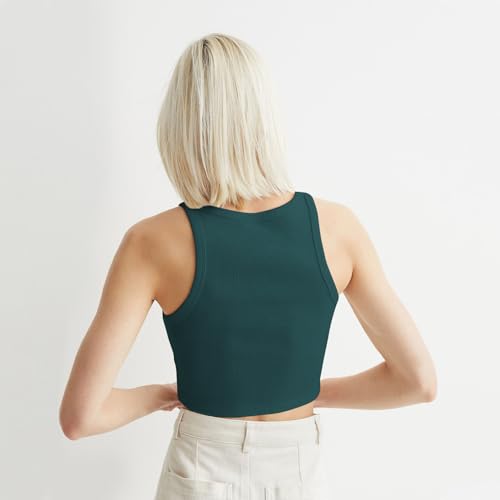 Image of KERI PERRY Tops for Women Crop Top for Women's Tank Activewear Tee Sports Western Casual Cotton Camisole Pack of 3 Combo