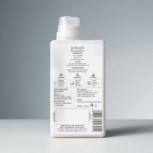Image of Pale Ash Fine Fragrance Fabric Conditioner | Pear, Rose and Musk | Long-Lasting Scent | Plant-Based Softener | Safe on Delicates | 750 ml