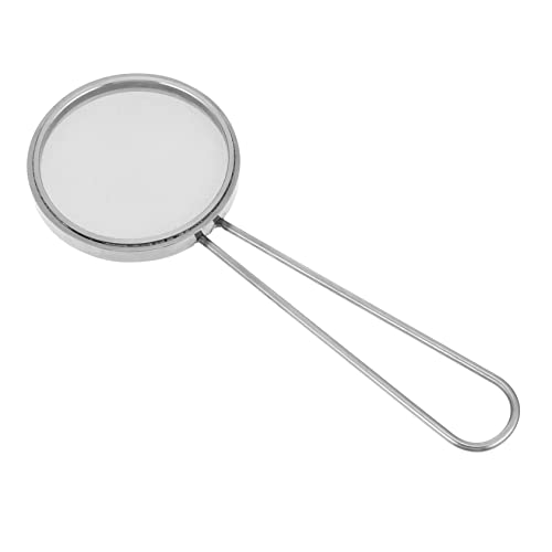 HEALEEP 100 Cell Sieve Strainer Filter Basket Large Experiment Sanitary Grade Sifter Mesh Screen Small Sieve Fine Mesh Laboratory Can Woven Sieve Sieve Particles Stainless Steel Silver