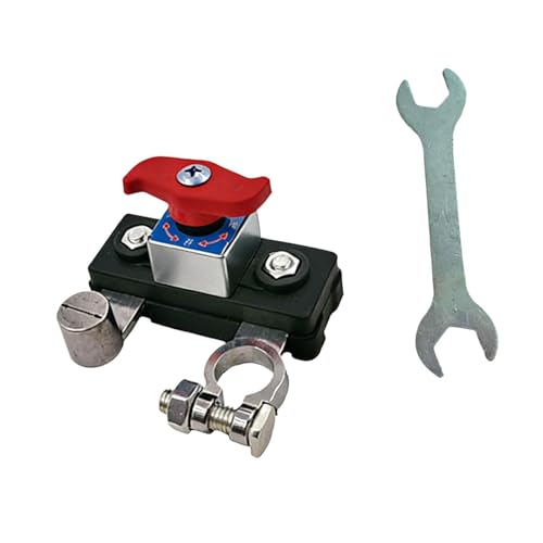LeeQinersw Car Cut Off Switch Disconnect Switch Stable Transmission Universal for Vehicle, Silver