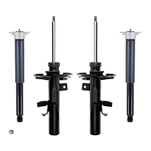 PM Auto Set of 4 Front Suspension Strut-Rear Complete Shock Kit For 2014 2015 Ford Focus ST Hatchback