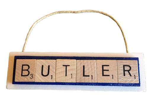 BUTLER University Bulldogs Christmas Ornament Letters Tiles