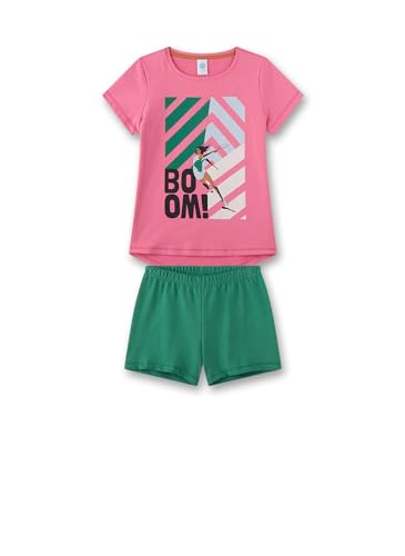 Sanetta Mädchen-Schlafanzug Rosa | Hochwertiger und bequemer Schlafanzug...