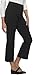 Felina Women's Tummy Control Pull-On Kick Crop Pant (US, Alpha, Small, Regular, Regular, Black)