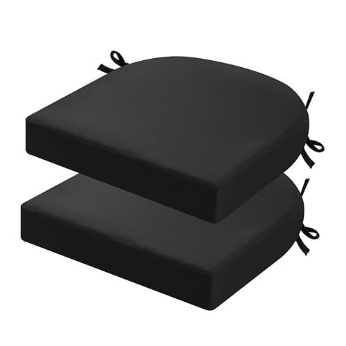 PRIMEPATIO Stuhlkissen für draußen, 2er-Set, Terrassenstuhlkissen...