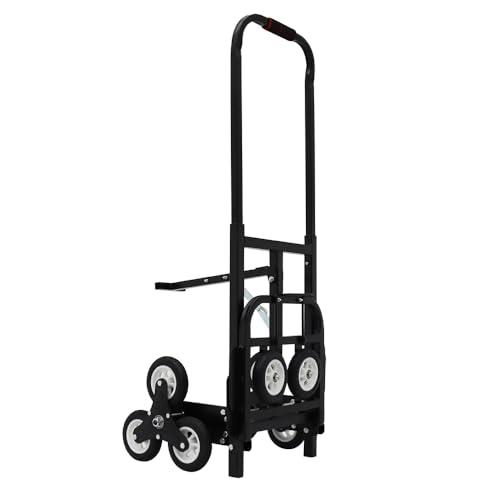 Carretilla plegable para escaleras con 6 ruedas y soporte miniatura 5