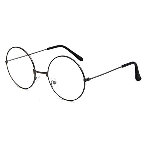 Lunettes de couple classiques Miwaimao monture en métal et lunettes rondes rétro surdimensionnées