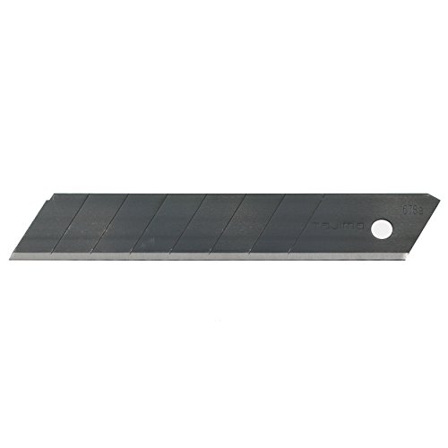 Tajima Ersatzklingen für Cutter (Breite 18 mm, 50 Stück in einer Box, Black Blade Klingen, für Pappe, Leder, Folie, Trockenbau geeignet… – Ansicht 5