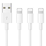 3 Pack【Apple MFi Certified】iPhone Charger Cable 10ft, iPhone Lightning to USB Cable Cord 10 Foot, 2.4A Fast Charging,Apple Phone Long Chargers for iPhone 12/11/Pro/Max/X/XS/XR/XS Max/8/7/6/5S/SE