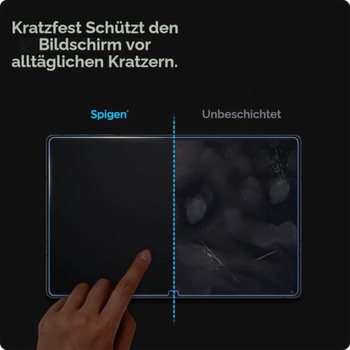 Spigen Glas.tR EZ Fit Schutzfolie kompatibel mit Samsung Galaxy Tab S8 Ultra, 14.6 Zoll, Schablone für Installation, Kristallklar… – Ansicht 6