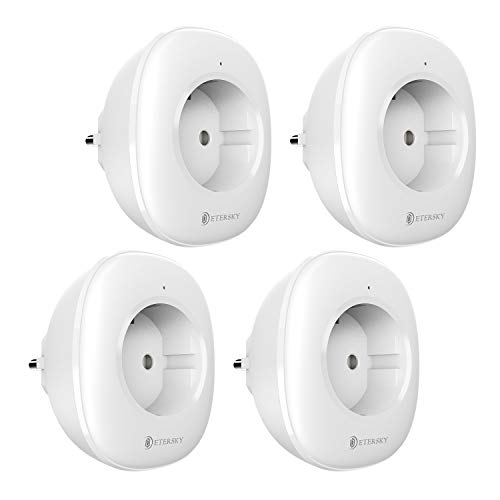 Alexa Smart Steckdose, Etersky Wlan Intelligente Steckdose, WIFI Smart Home Plug, Kompatibel mit Alexa Echo Dot, Google Home Smar Life APP Fernbedienbar, Zeitschaltuhr/Timer, NUR 2.4G WIFI (4 Packs)