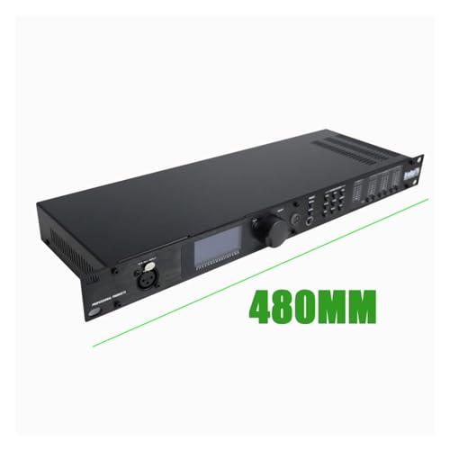 TREEYX Graphic Equalizer Driver Rack PA2 2In 6Out Audio Processor Professional Loudspeaker Management Stage Sound Equipment - Thumbnail 3