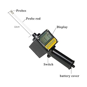 Dog Ovulation Detector, Professional Dog Breeder Tester Machine, More Precise Measuring Probe is Waterproof Pets Clinic Veterinary Smoothing Tool, for Breeder Canine Mating with, 3S Fast Speed