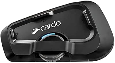 Cardo FREECOM 2X para Motocicleta 2 Vías Bluetooth Sistema intercomunicador, Negro, Individual