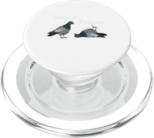 Colombe et Pigeon Pigeoff (D010-0338A) PopSockets PopGrip pour MagSafe
