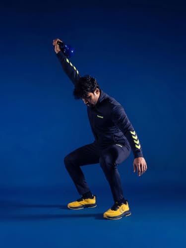Image of hummel Promo Men's All weather Regular Fit Track Suit with Zipper and Pockets Comfortable Breathable Stretchable Soft Fabric For Everyday Use Ideal for Gym Training or Running Loungwear