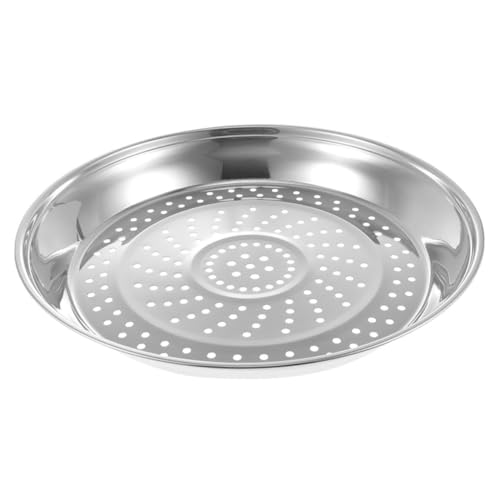 UTHCLO Wok Al Vapor Bola De Hervida Drenar De Bola De Grande Accesorios Para Freidora Ninja Cestas Doble Inserto De Vapor Enfriamiento Lámina Silver Acero Inoxidable