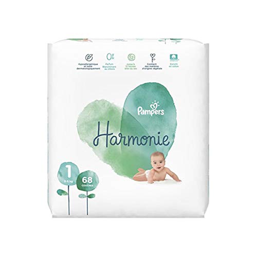 PampersHarmonie Size 1 68 Nappies 2-5 kg