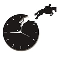 乗馬の掛け時計 Amazon.co.jp: 壁掛け時計 時計 壁掛け 掛け時計 アート装飾壁時計馬