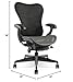 Herman Miller Mirra 2 Chair - Fully Adjustable Arm Seat Depth Tilt Tension Control Mesh Backrest Lumbar Support - Repackaged Home Office Desk Chair