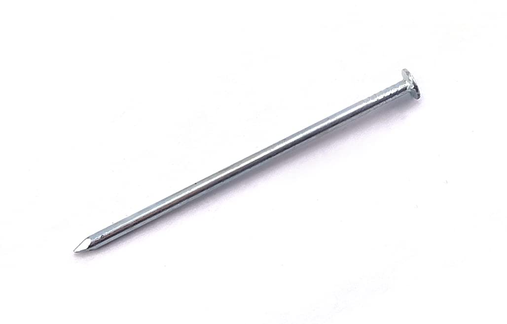 200 clavos de acero galvanizado, estriados, estriados, endurecidos, 6,0 x 175 mm