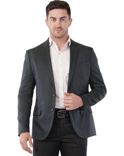 Image of SaintX Men's Formal Blazer | Fully Lined | Slim Fit | Professional Jacket | Premium Business Formal Suit | Office | Wedding | All Purpose