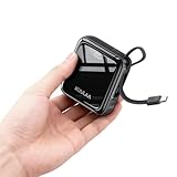 ⚡【PUISSANCE DE SORTIE MAX 35W】: Ne vous contentez pas d'une charge lente. Avec une sortie puissante de 35W (20V=1.75A), notre batterie peut charger un iPhone 16 Pro à 50% en seulement 30 minutes. Elle est même assez puissante pour fournir une charge d'appoint rapide à un MacBook Air ou un iPad Pro, surpassant la plupart des chargeurs portables compacts limités à 20W.